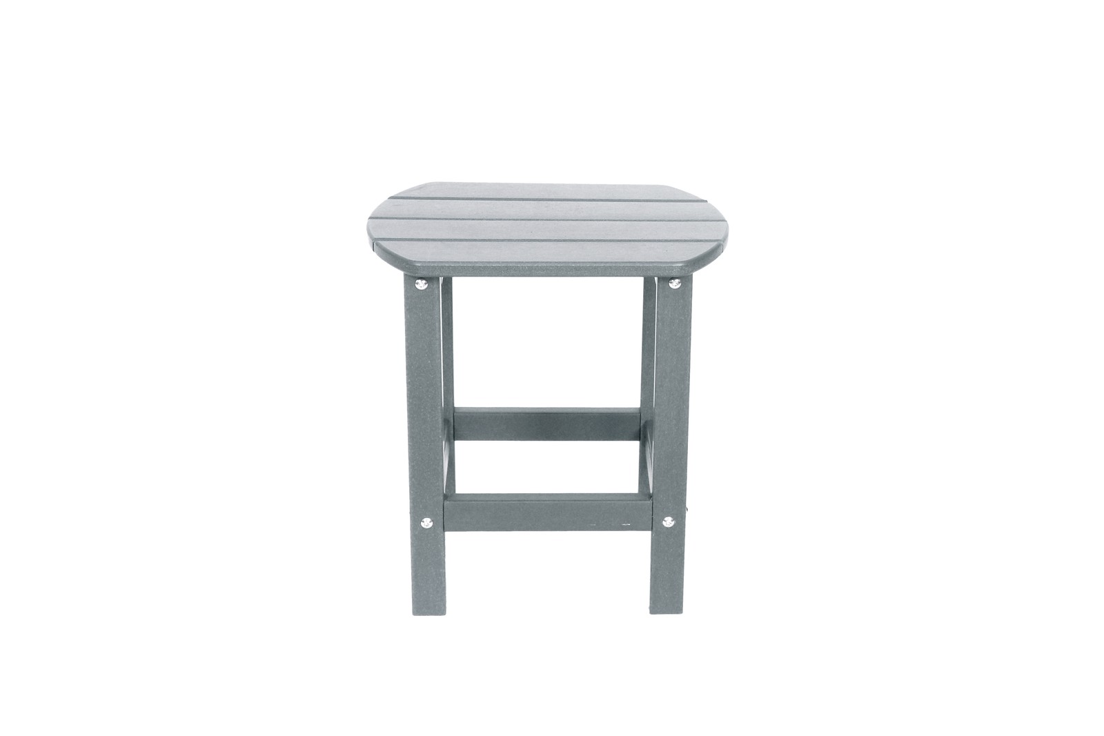 Adirondack Square Outdoor Side Table HDPE Blue Textured Look