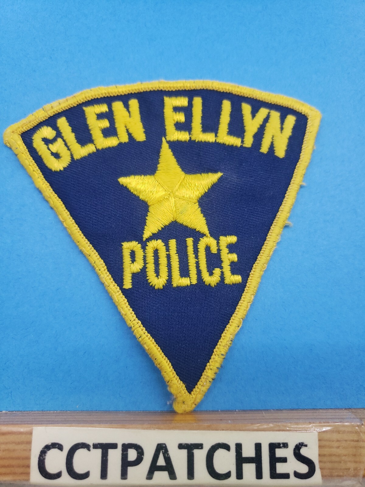 GLEN ELLYN, ILLINOIS POLICE BLUE SHOULDER PATCH IL