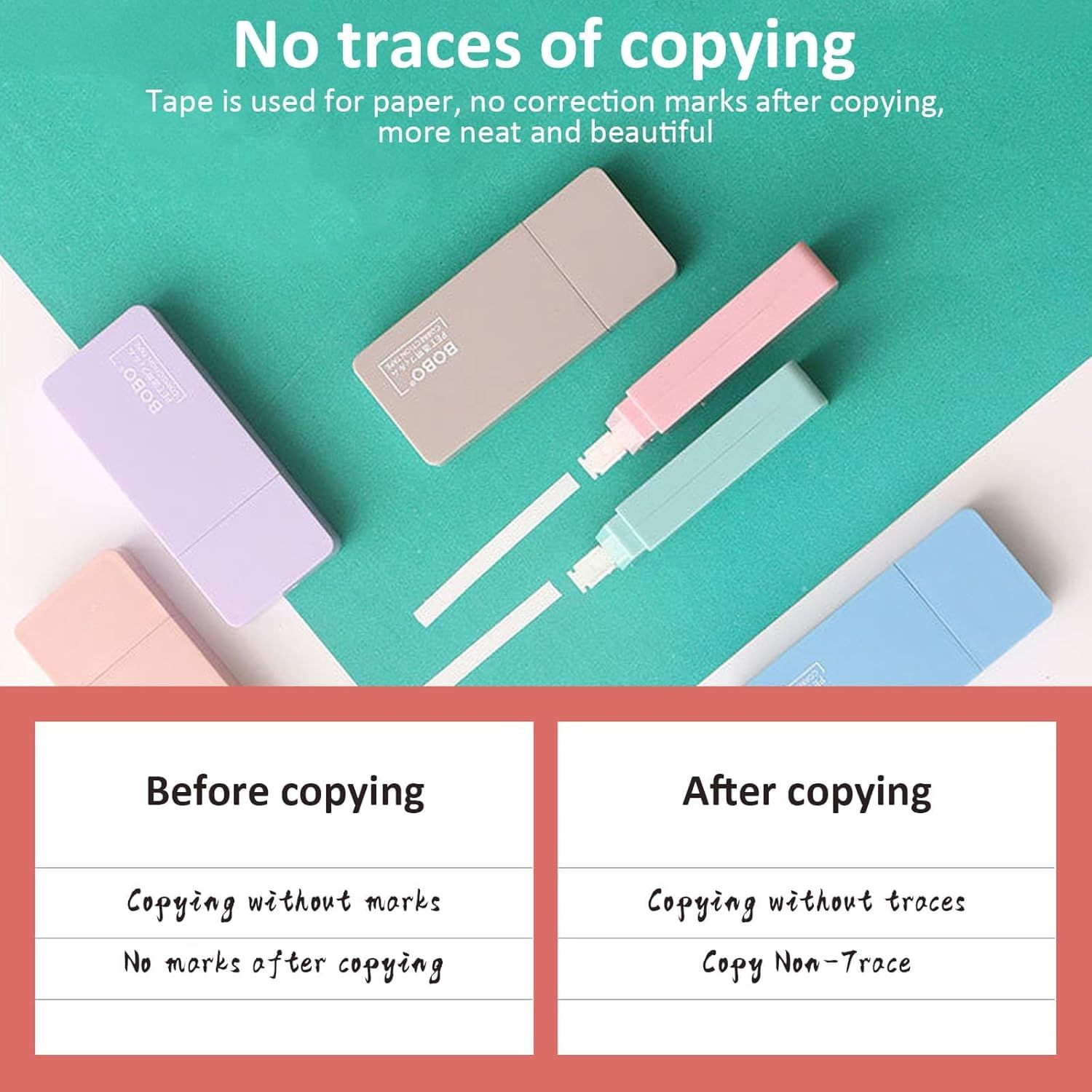 6 Pack Correction Tape Cute White Out Macaron Color