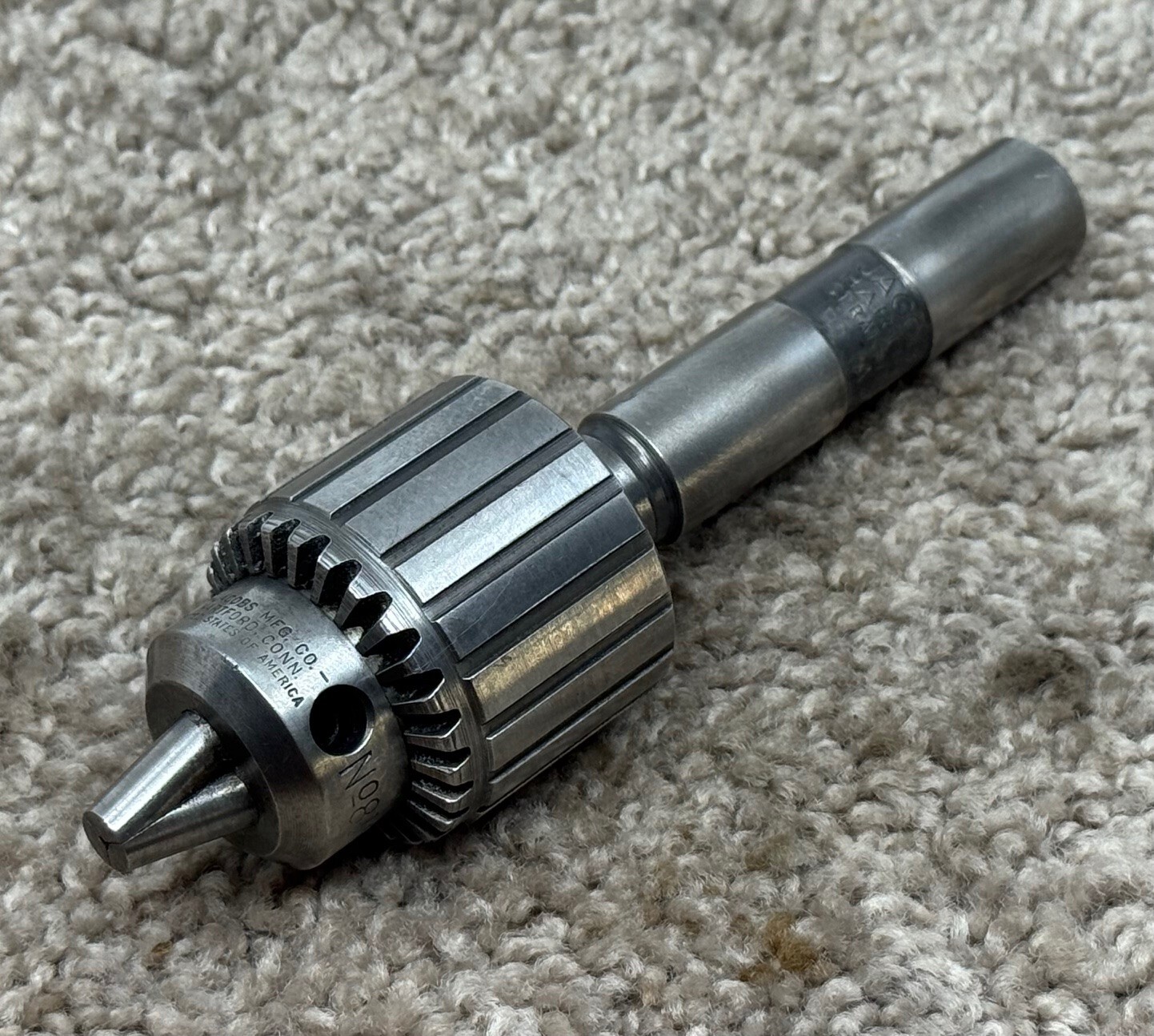 JACOBS #8-1/2N HEAVY DUTY SUPER BALL BEARING DRILL CHUCK - 0 to 1/4" - 5/8" shnk