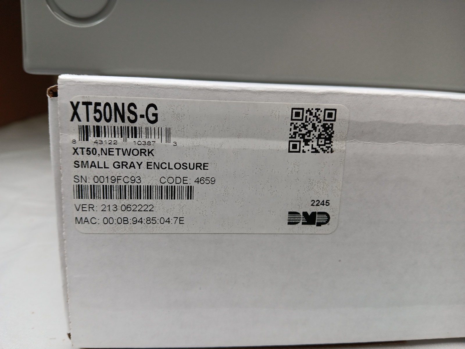 DMP XT50NS-G XT50, Network Small Gray Enclosure