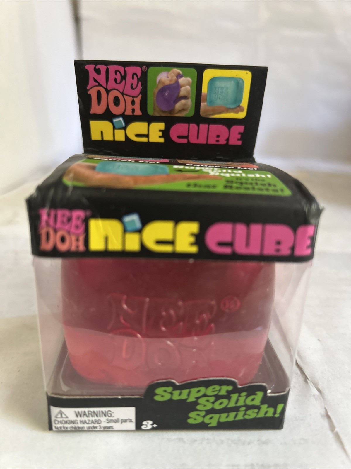 Pink NEE DOH Nice Cube. Super Solid Squish. Brand NEW.