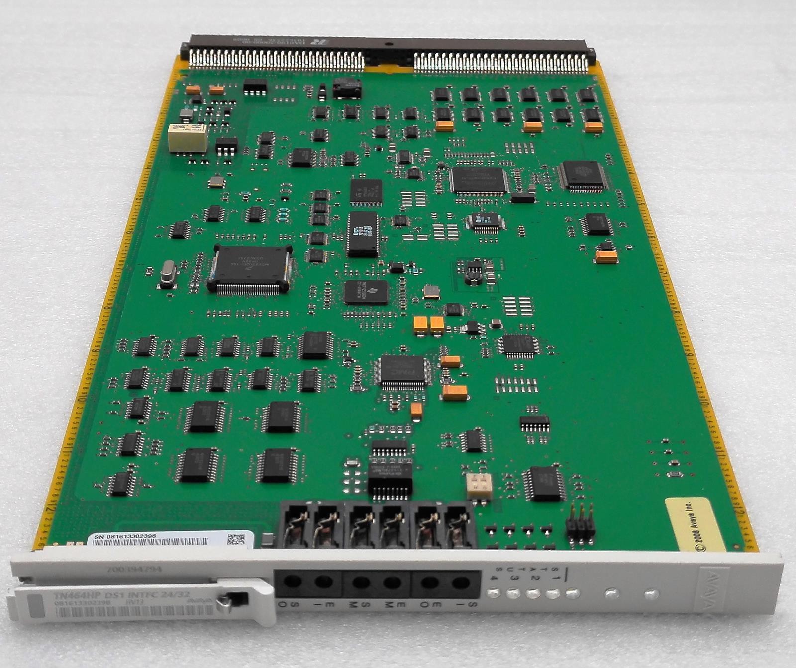 AVAYA TN464HP DS1 INTFC 24/32 HV13 PRI INTERFACE CARD