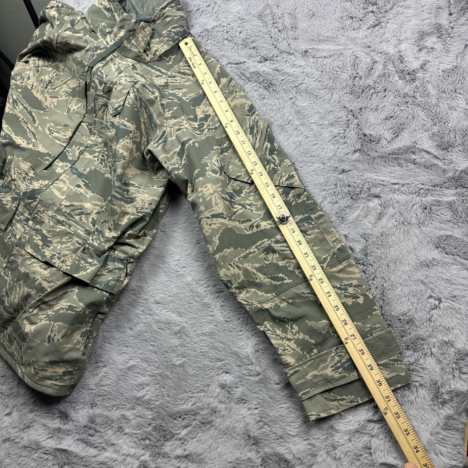 USAF Air Force Jacket Large Regular Parka All Purpse Tiger Stripe Gortex Tennier