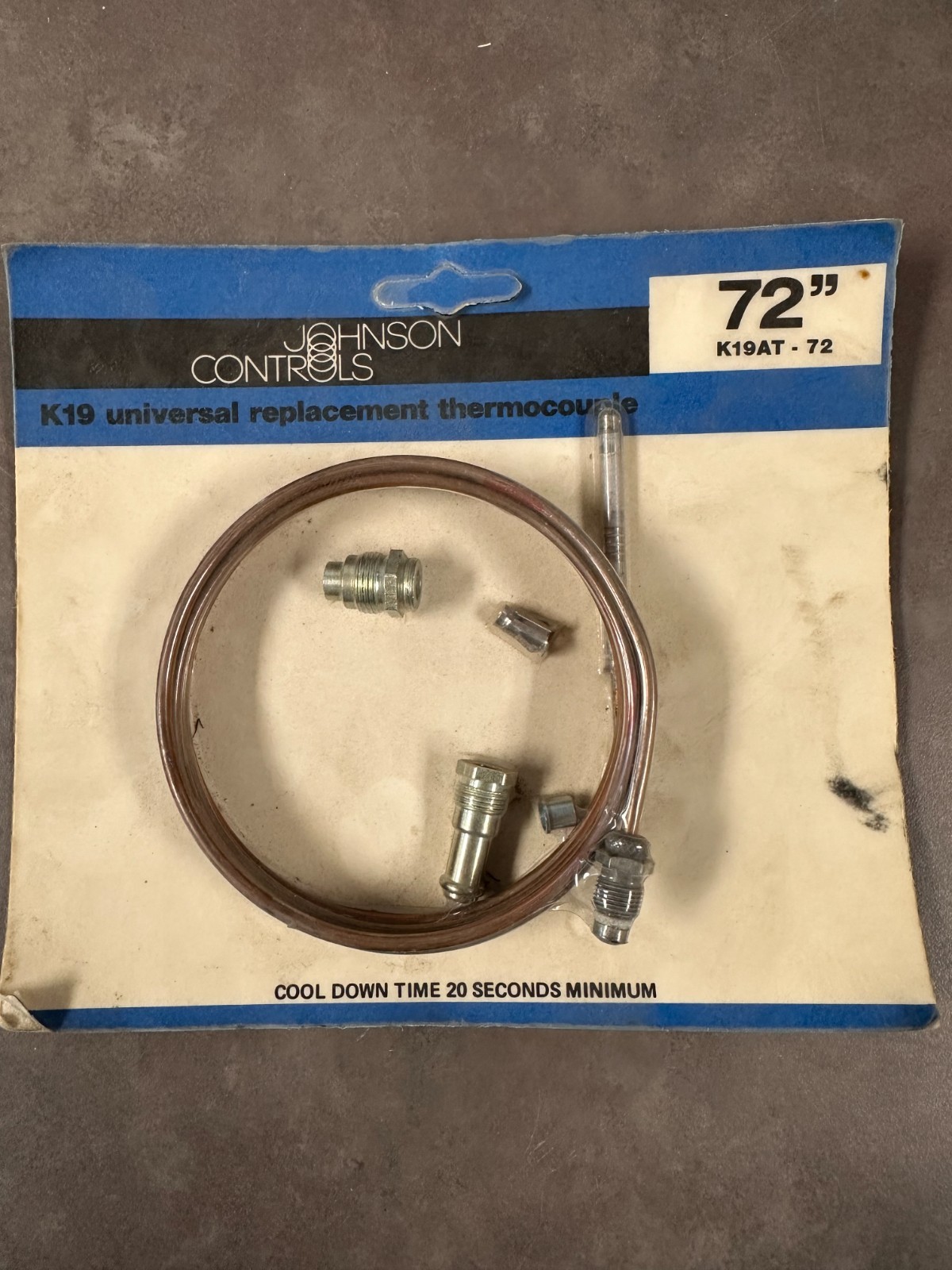 K19AT-72, Universal Thermocouple Replacement Johnson Controls, Penn, Baso,