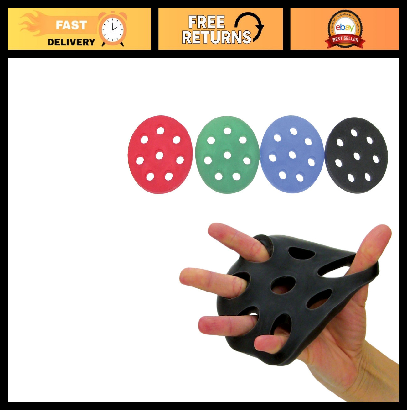 Hand Xtrainer Set - Therapy Ball for Exercise, Strength Training & Rehabilitatio