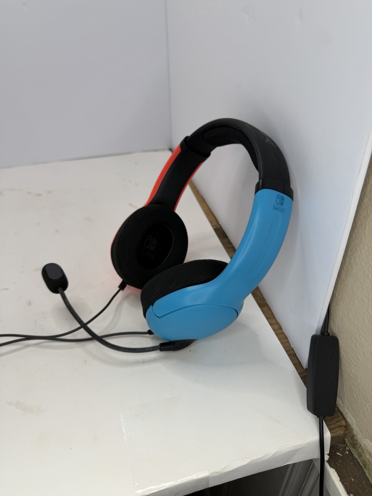 Nintendo Switch Gaming Headset Wired Brand PDP LVL40 Blue/Red,