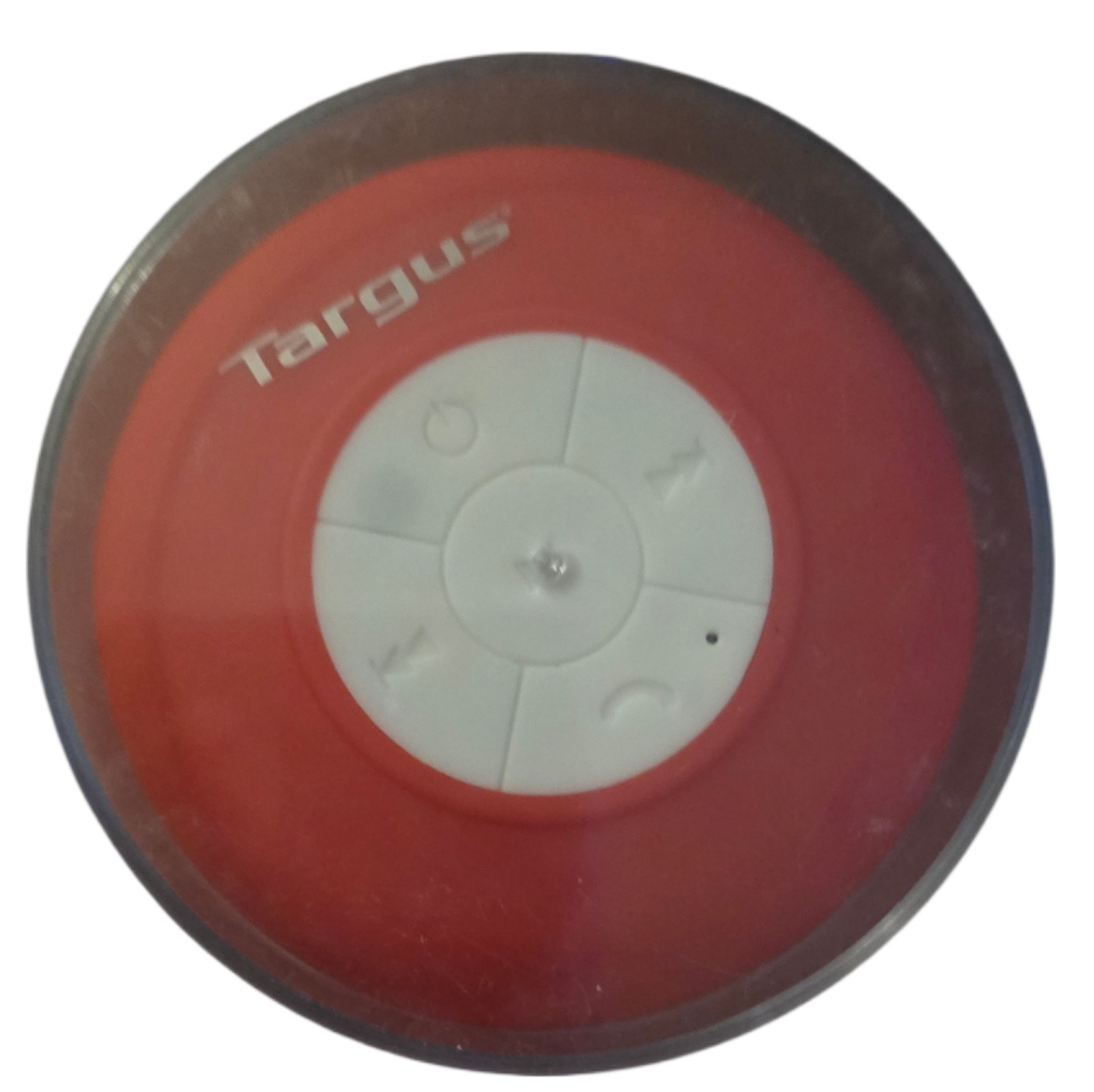 Portable Water Resistant Shower Speaker By Targus Red Multiple Use