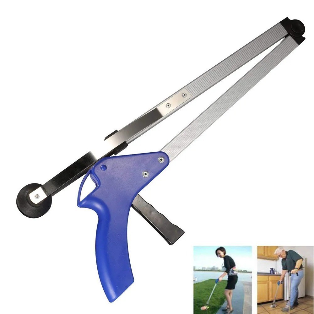 Heavy Duty Trash Picker Grabber Stick Long Handled Reaching Pickup Tool
