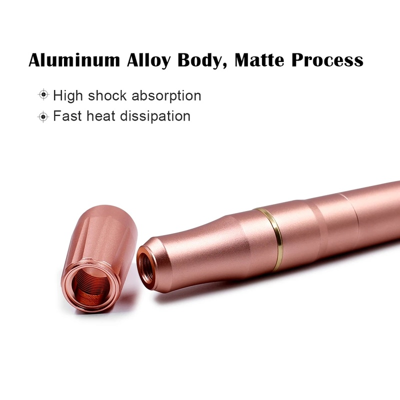 Permanent Makeup Tattoo Machine with 2 Head 3D Microblading Tattoo Gun
