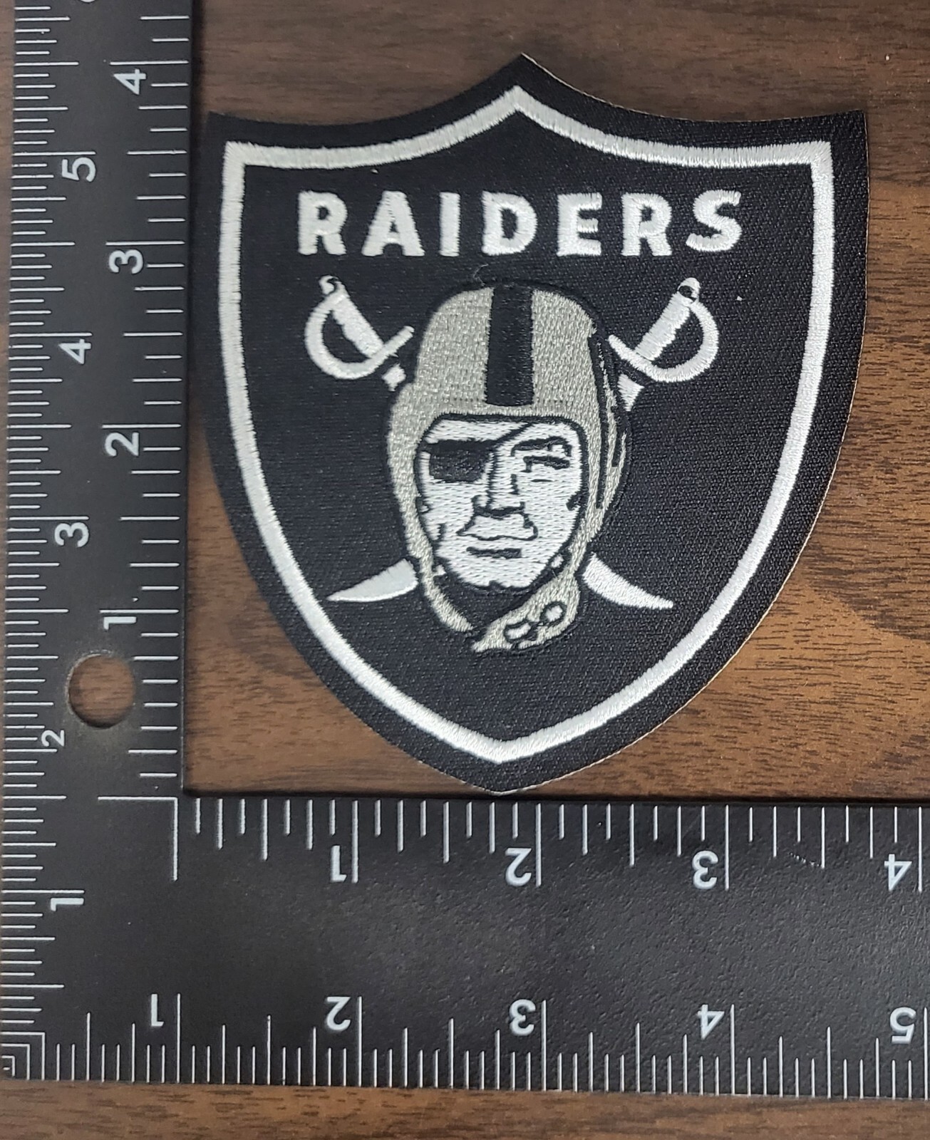 Las vegas Raiders Football Iron on Embroidered Patch