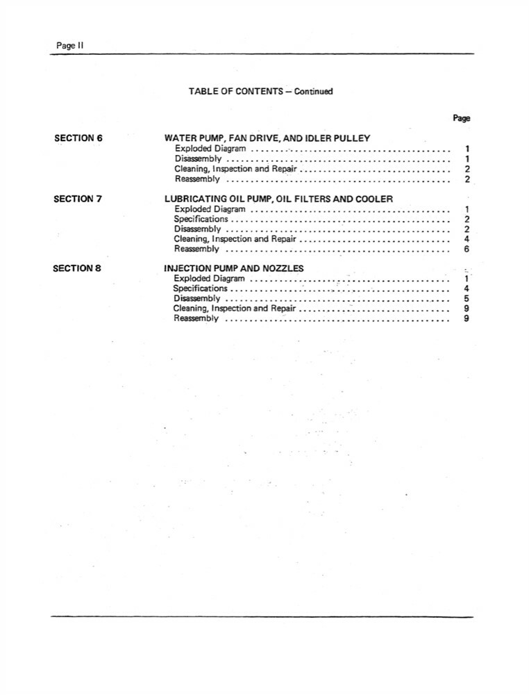 1983 1984 1985 1986 1987 Ford 6.9L Diesel Engine Shop Service Repair Manual Book