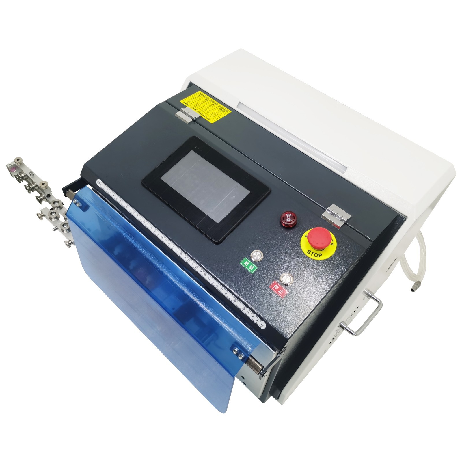 110V Automatic Pneumatic Computer Wire Stripping Bending Machine 1-16mm²