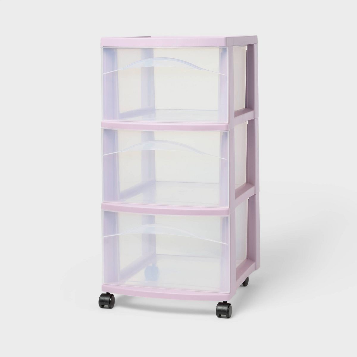 3 Drawer Medium Cart Lavender