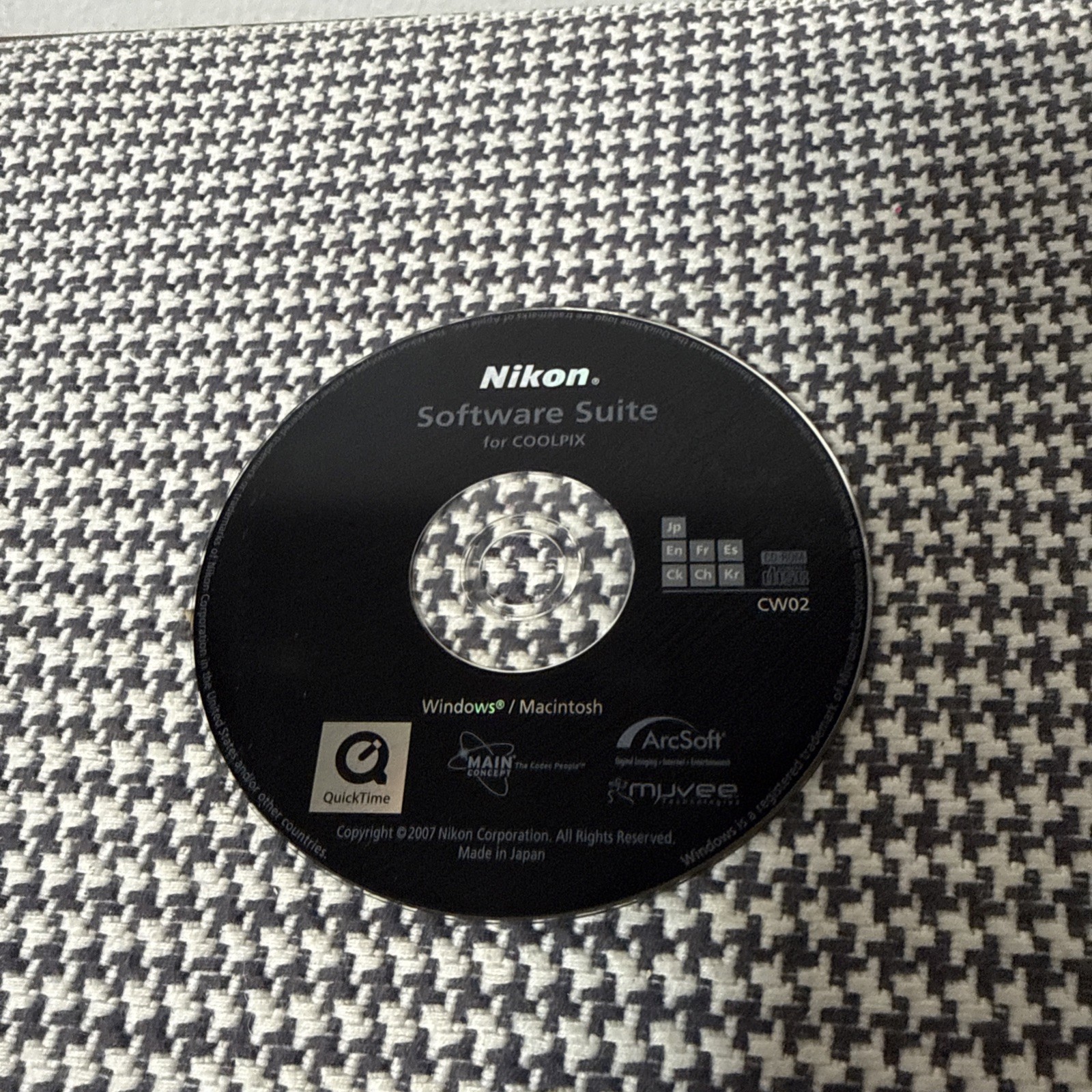 Nikon Software Suite for Coolpix  CD-ROM for Windows and Mac - ArcSoft