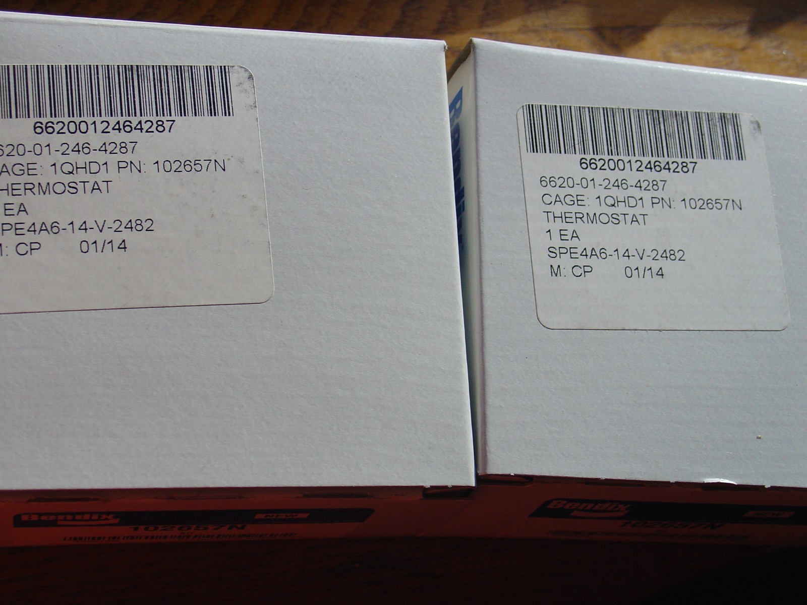 Lot of 2 New Bendix 102657N Thermo Thermostat Kit