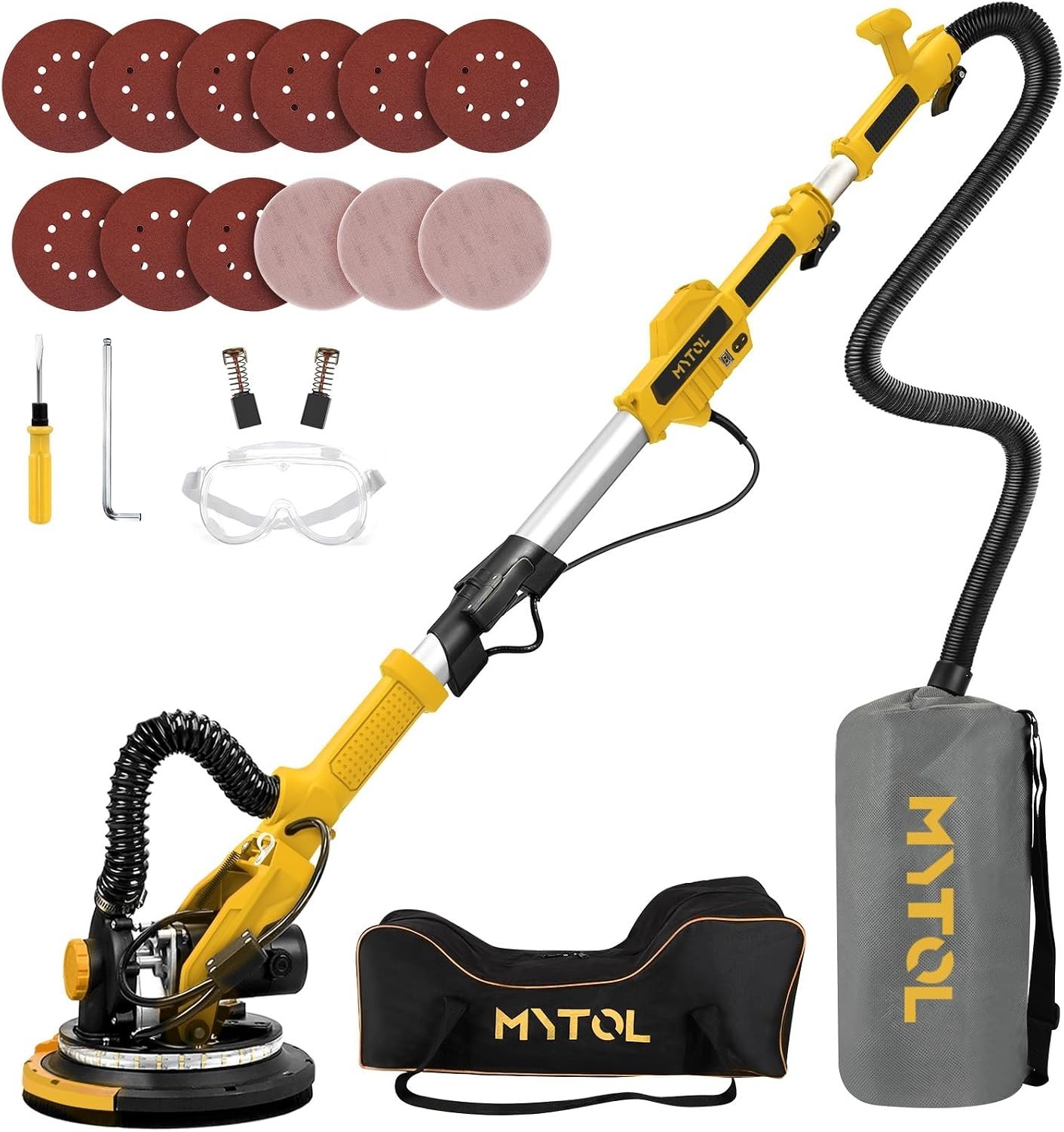 Electric Drywall Sander with Vacuum Dust Collection