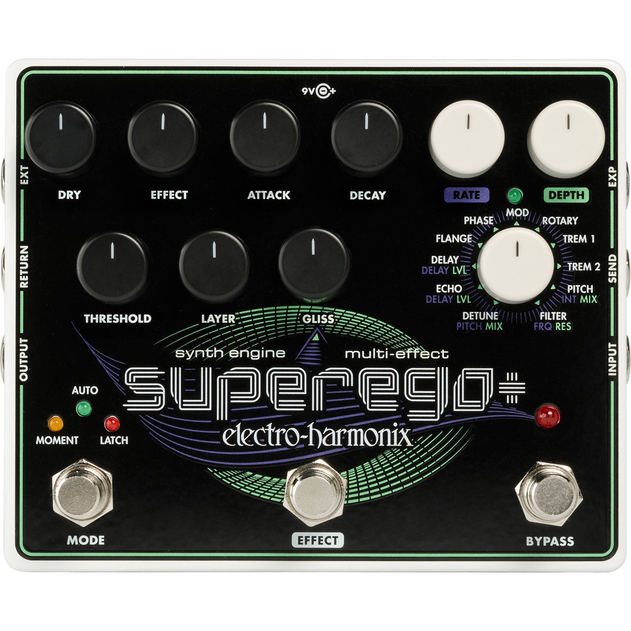 Electro-Harmonix Superego Plus Synth Engine Multi-Effect Pedal