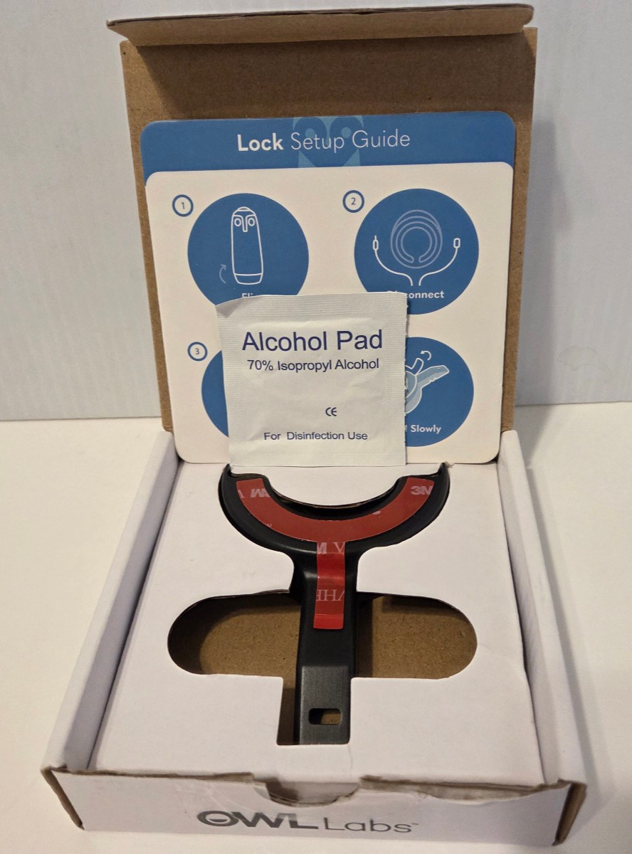 Owl Labs Cable Organizer And Lock Adapter For Meeting Owl Owners (New Open Box)