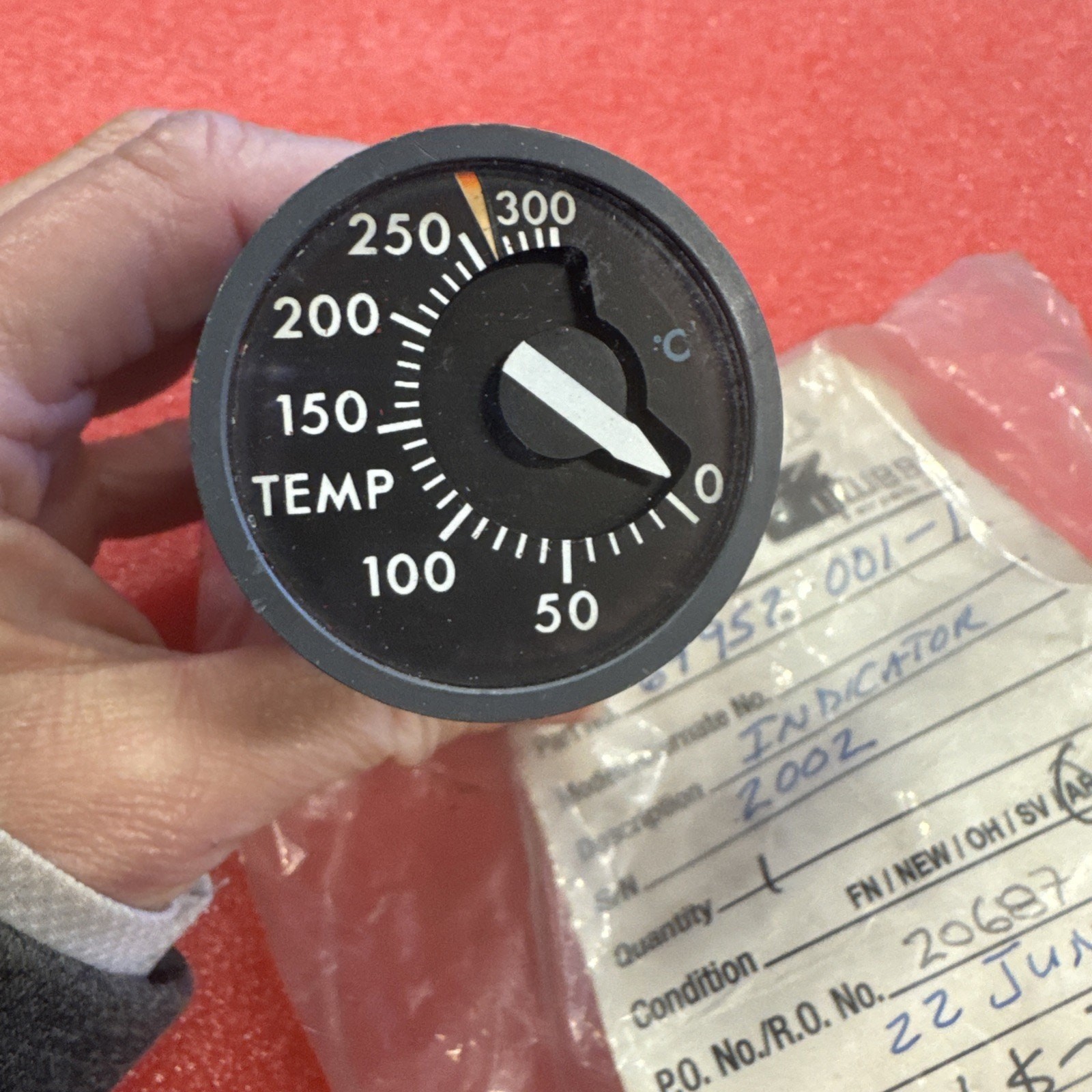 Airbus Aircraft Pneumatic Cockpit Indicator 64952-001-1