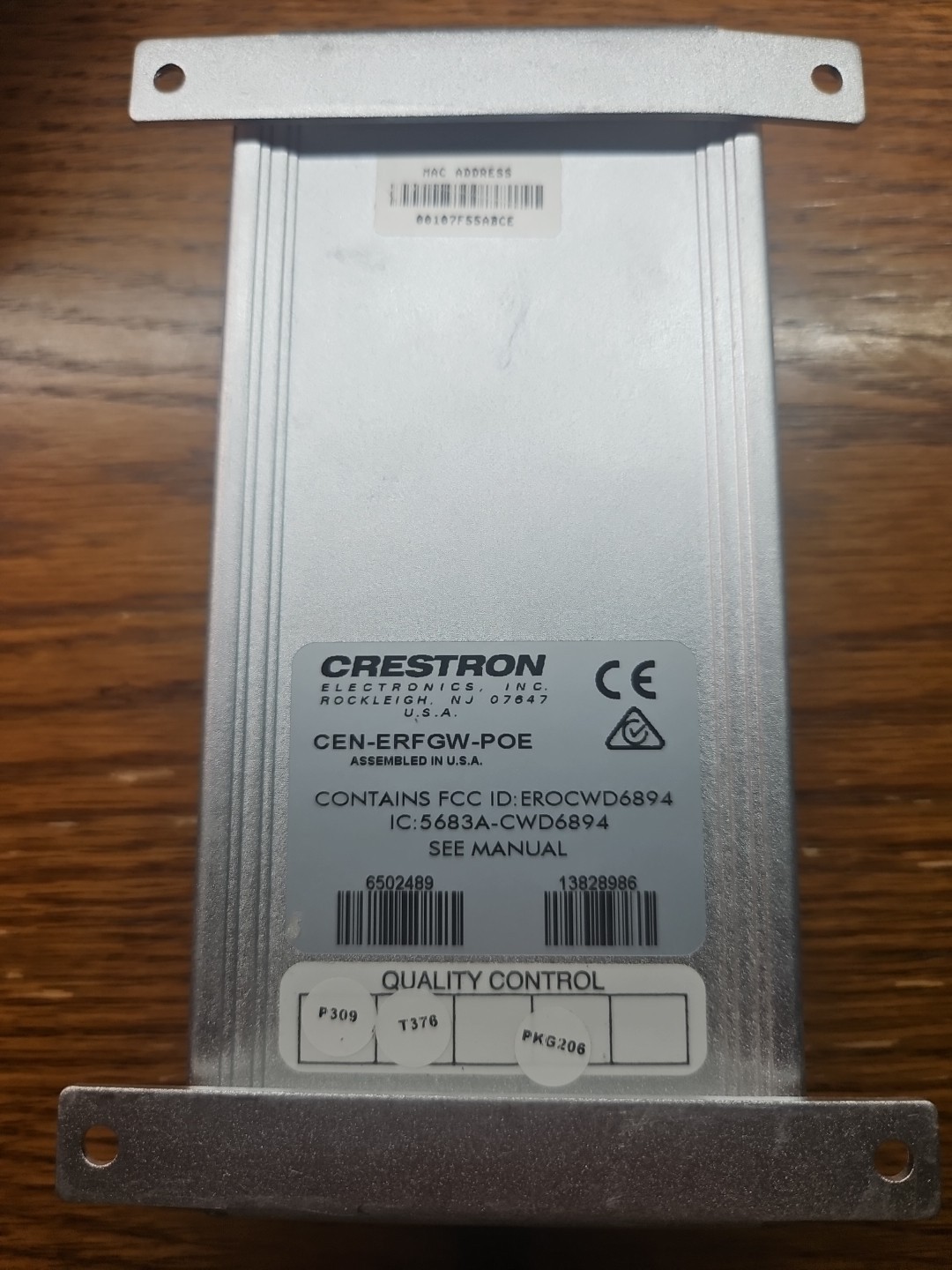 WORKING Crestron CEN-ERFGW-POE Extended Range RF Gateway