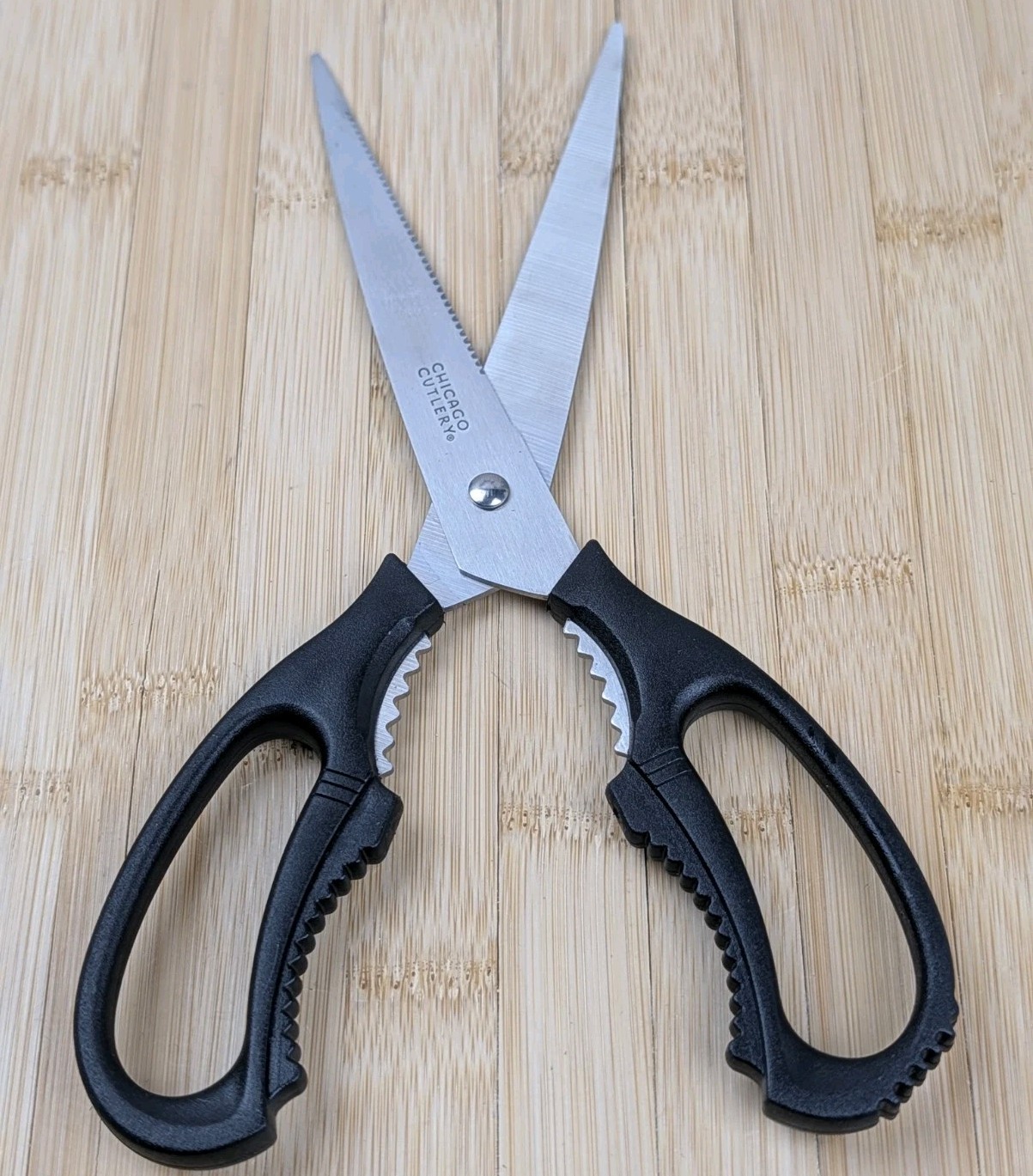 CHICAGO CUTLERY Kitchen SHEARS/SCISSORS Jar Opener Handle, Stainless Steel Blade