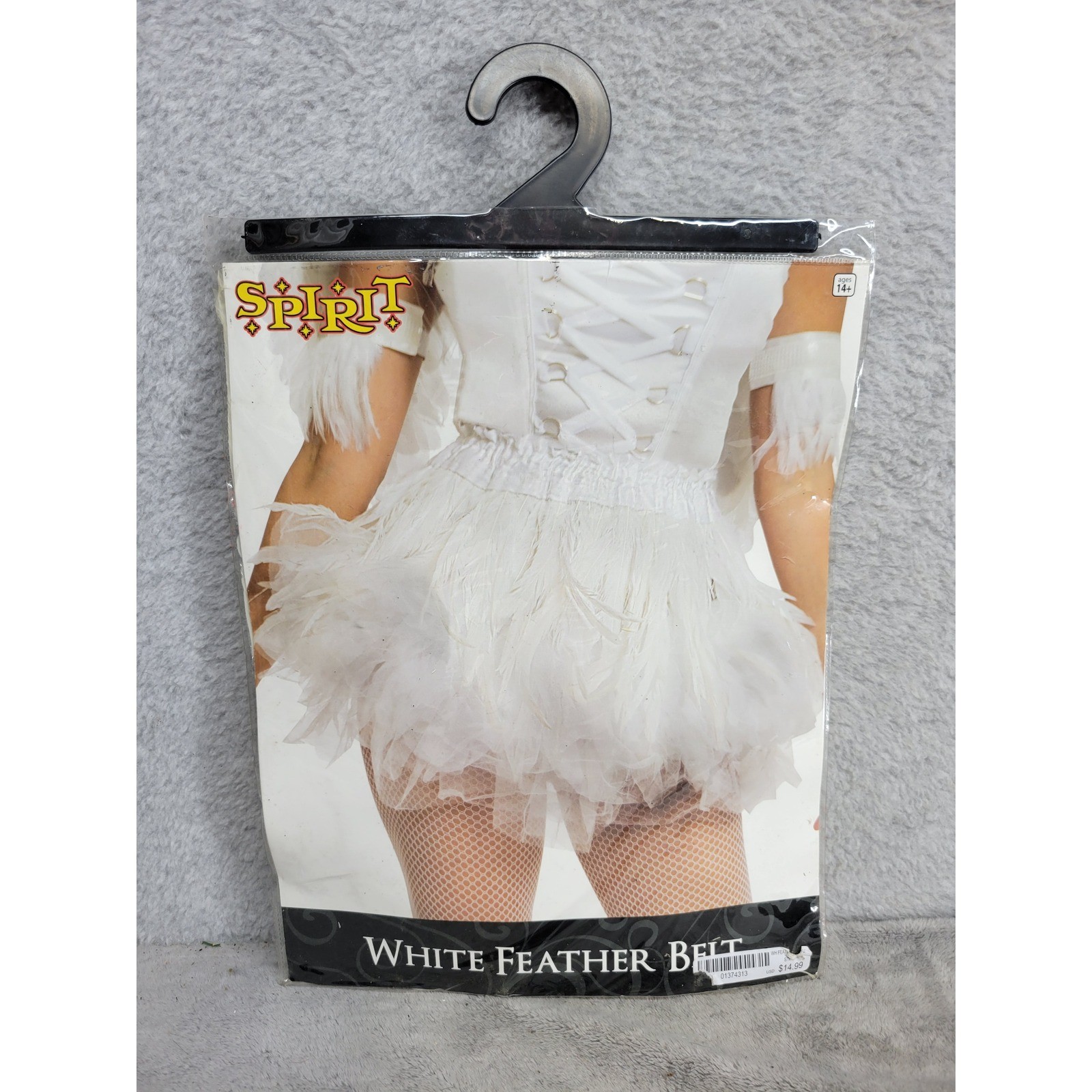 Spirit Halloween White Feather Belt Costume Accessory Adult Teen