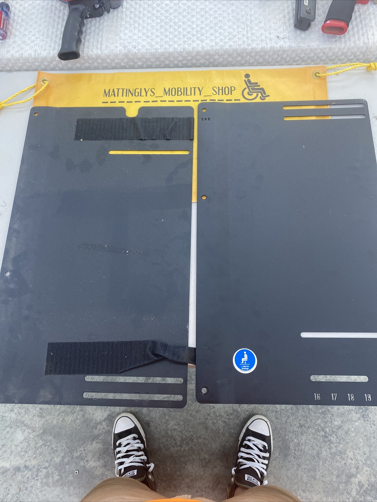 🥇Quantum TB3 Power Chair Seat Pan Plate 16-20"W, 20-24" Deep Q6 Edge * L@@K*