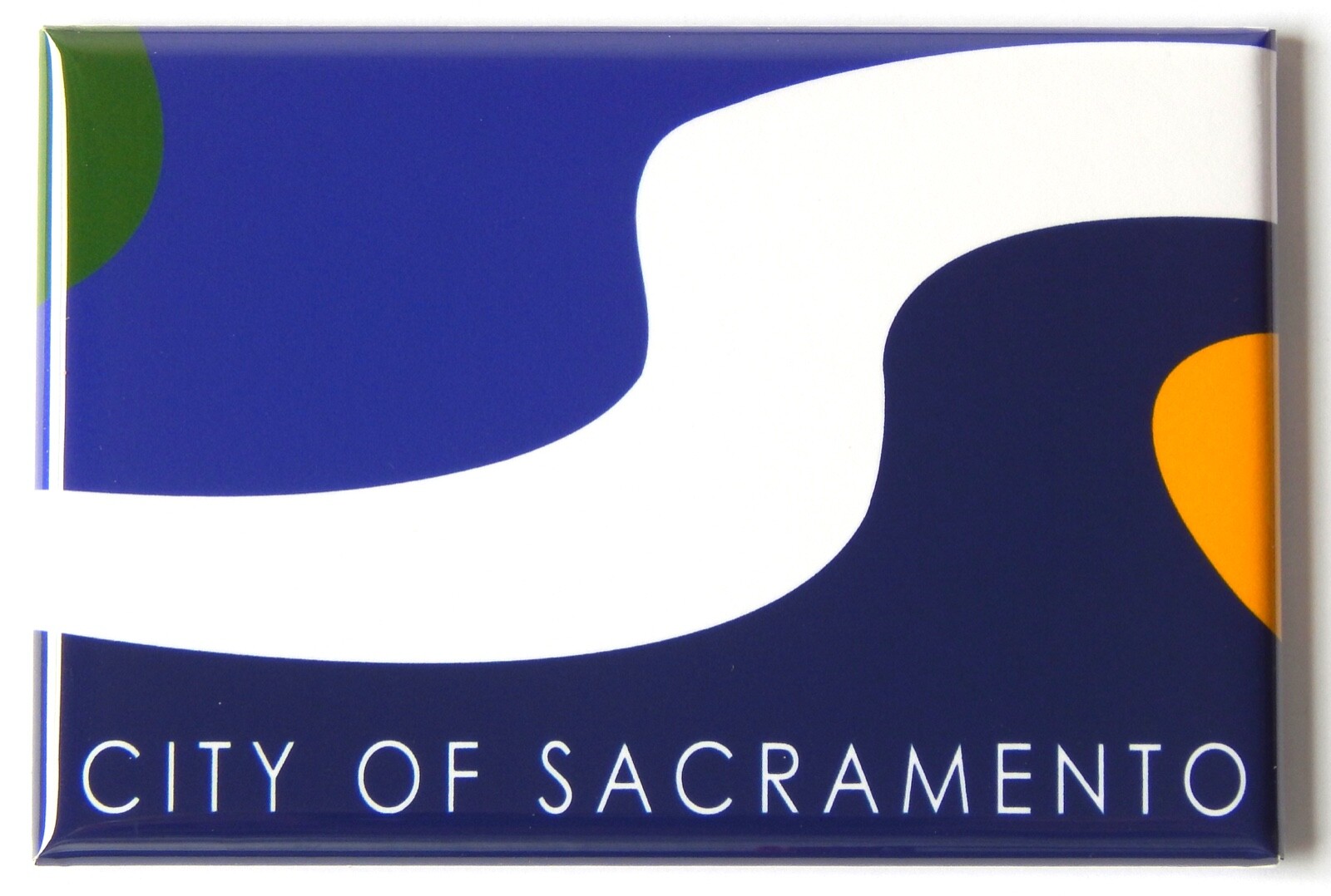 Flag of Sacramento California FRIDGE MAGNET