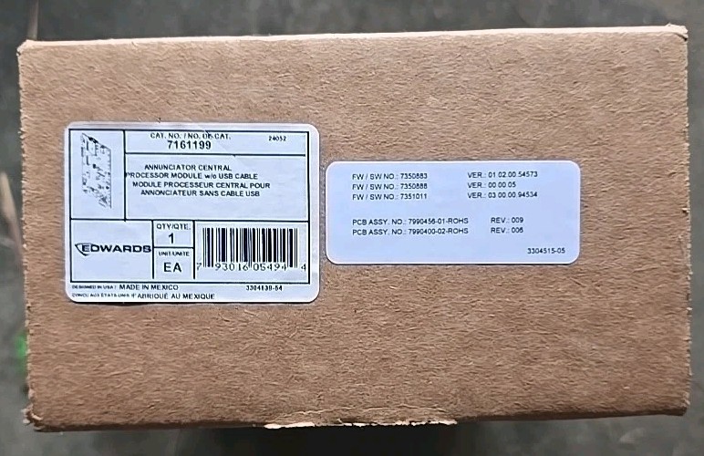 EDWARDS 4-ANNCPU 7161199 ANN. Central Processor Module *SEALED* -FREE SHIPPING-