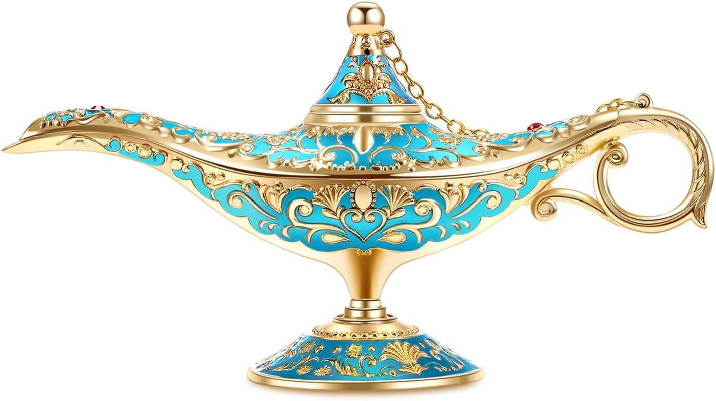 Vintage Aladdin Magic Lamp Genie Collector'S Edition /Wedding Table Decoration,C