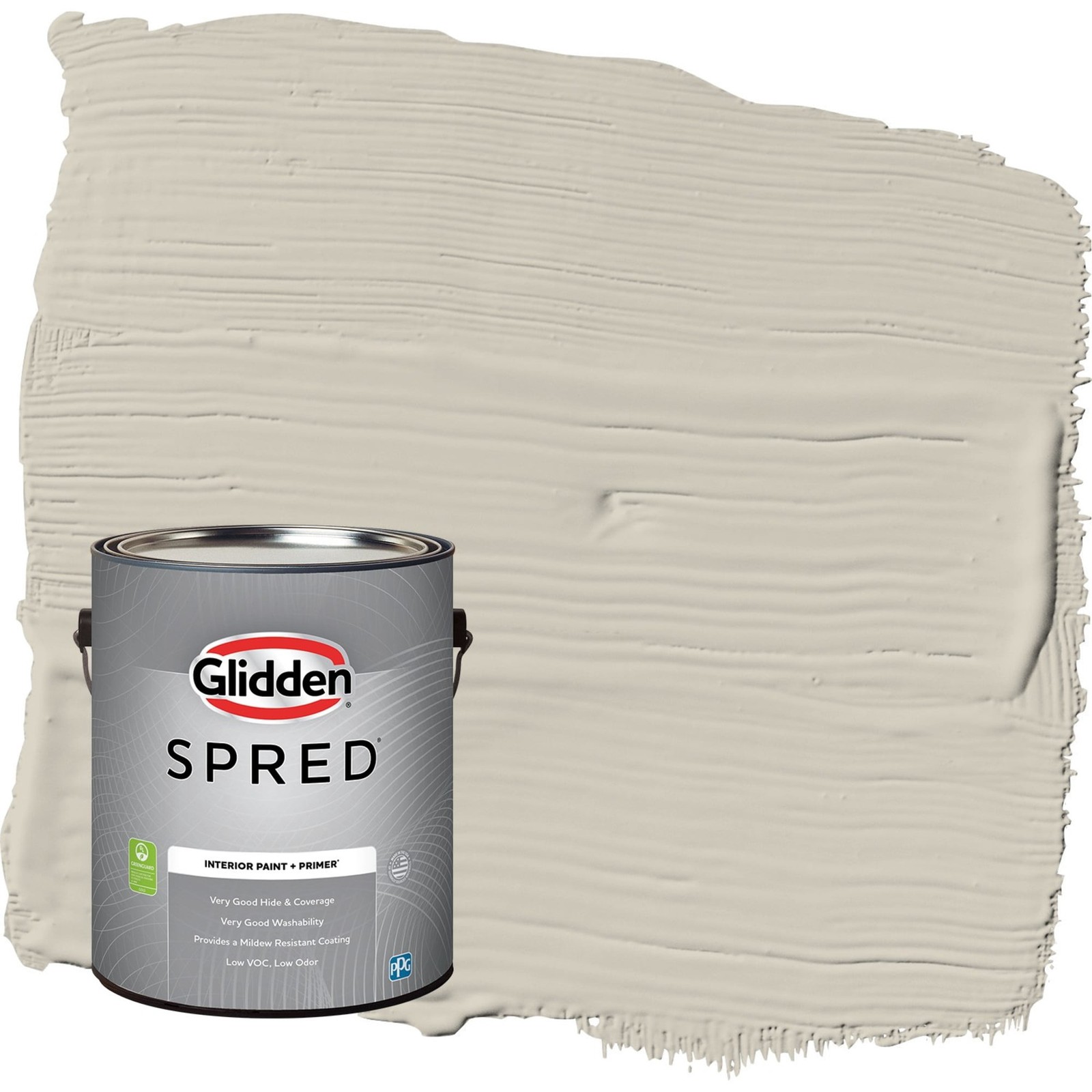 Glidden Spred Grab-N-Go Storm's Coming / Gray, Eggshell Interior Paint with