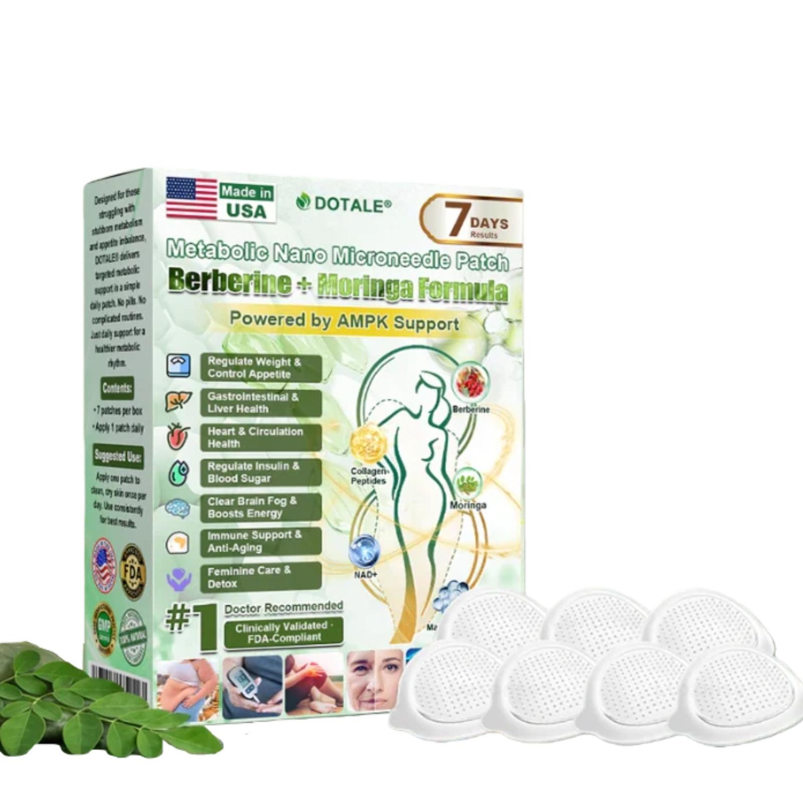 Metabolic DOTALE Nano Microneedle Patch(7pcs/box)