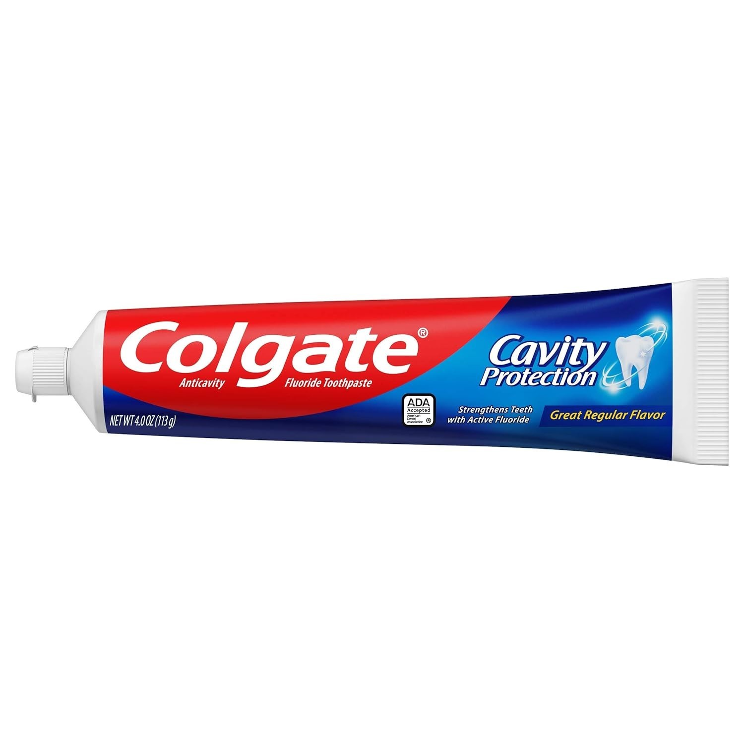 Colgate Cavity Protection Toothpaste 4oz x [4 Pack] Fluoride Anticavity Fresh