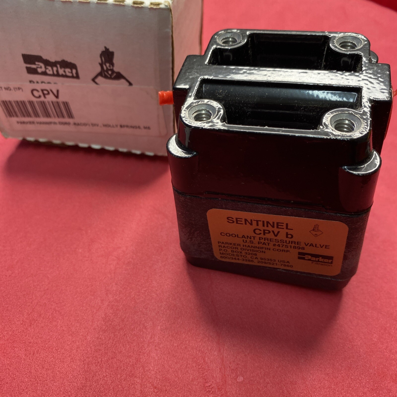 CPV PARKER SENTINEL COOLANT PRESSURE VALVE