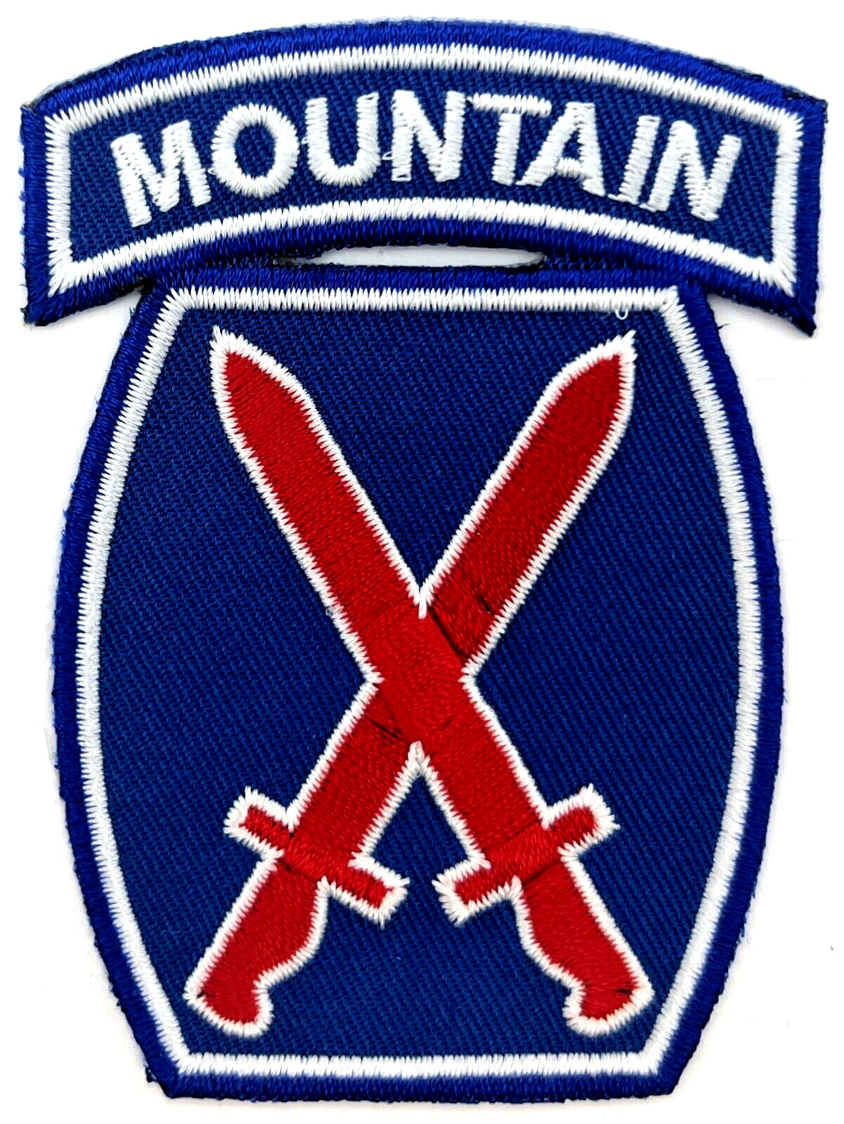 U.S. ARMY 10TH MOUNTAIN DIVISION MILITARY EMBROIDERED PATCH EE-79