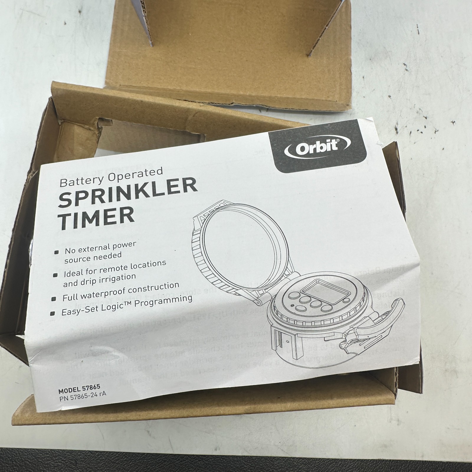 Orbit Battery Operated Irrigation Controller Without Valve 57865R