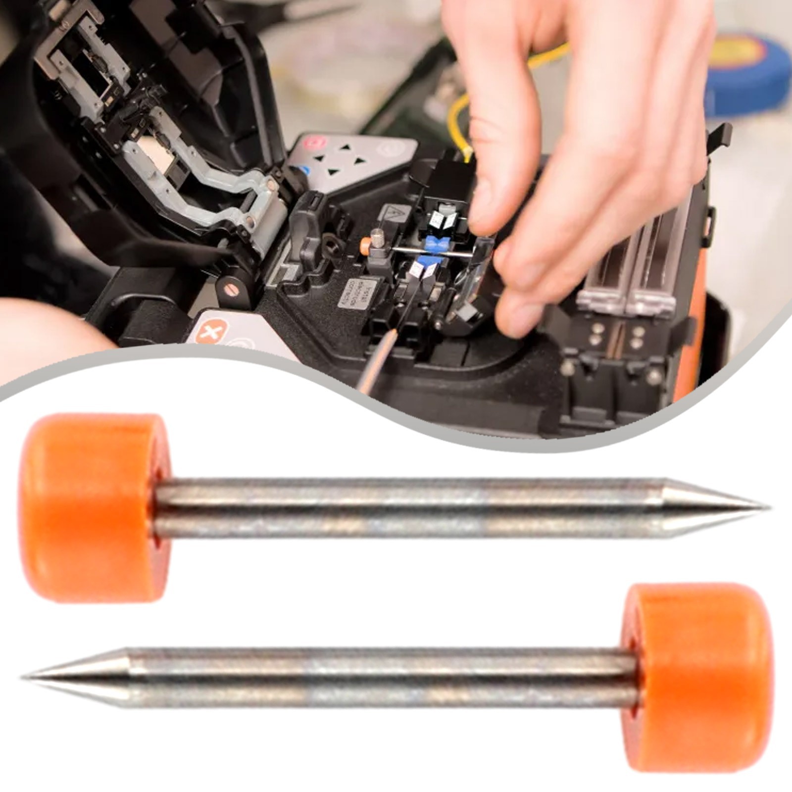 Brand New Electrical Tools Electrode Rod 2pcs Electrodes Fiber Optical