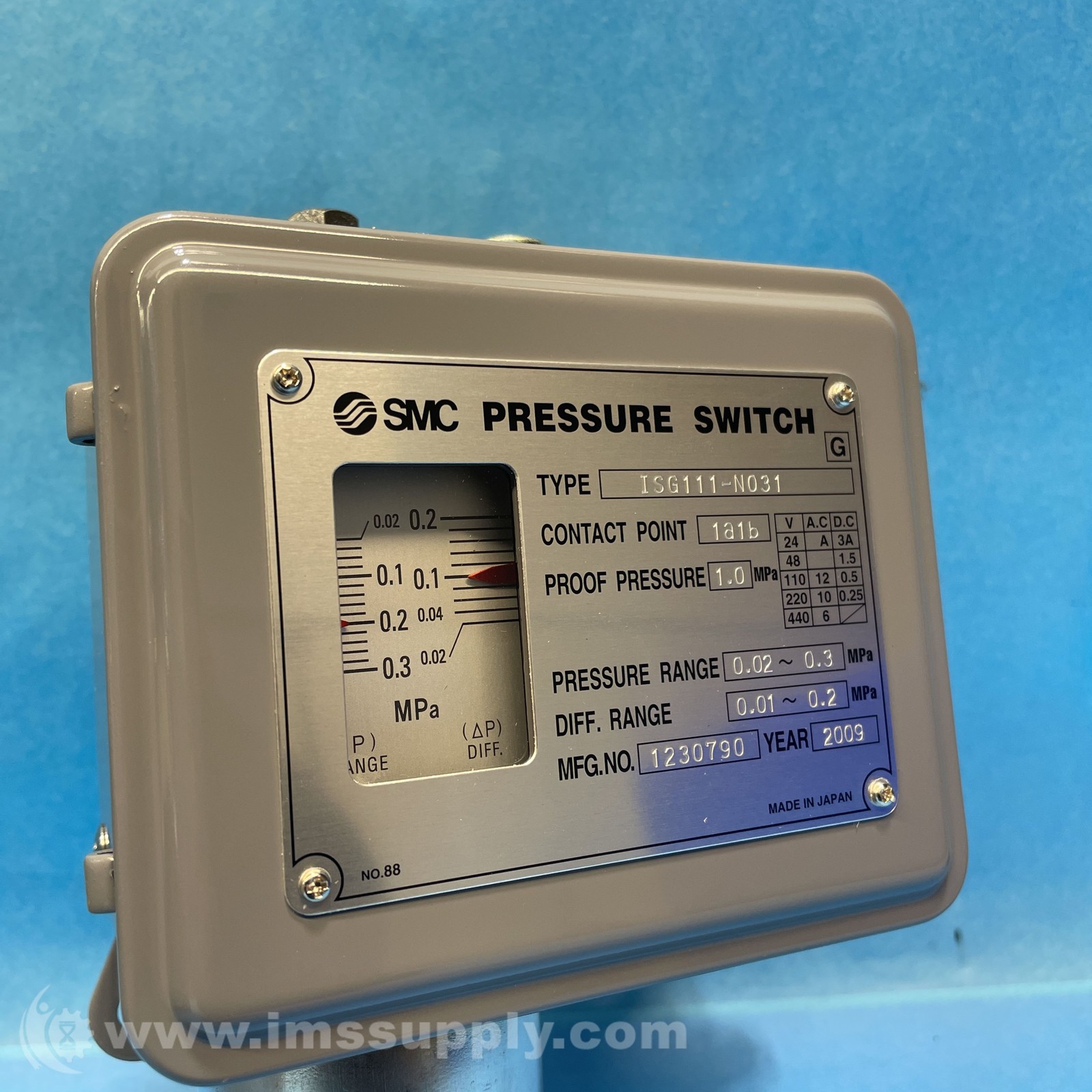 SMC ISG111-N031 Pressure Switch FNOB