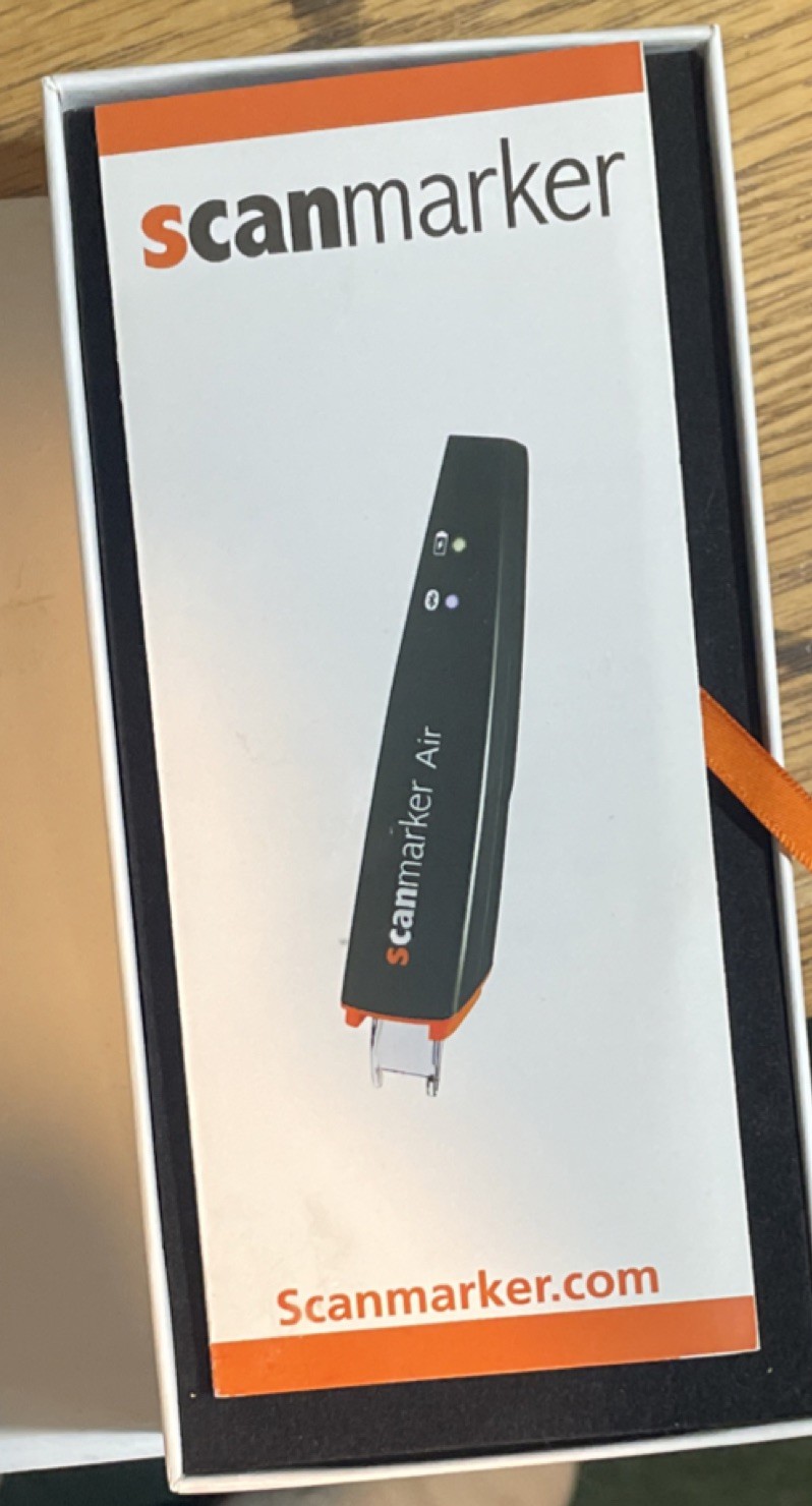 Scanmarker Air Wireless Bluetooth Portable Pen Scanner & Reader