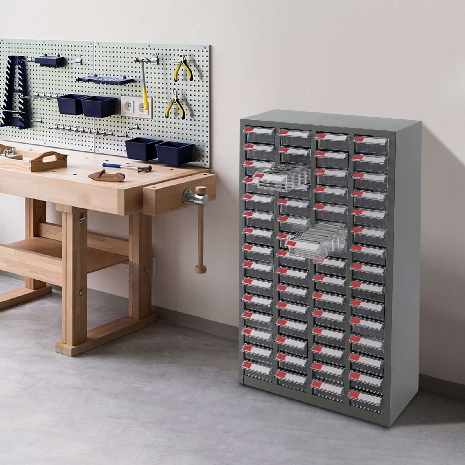 60 Drawers Bolt And Nut Tool Storage Cabinet Hardware Tools Storage Cabinet
