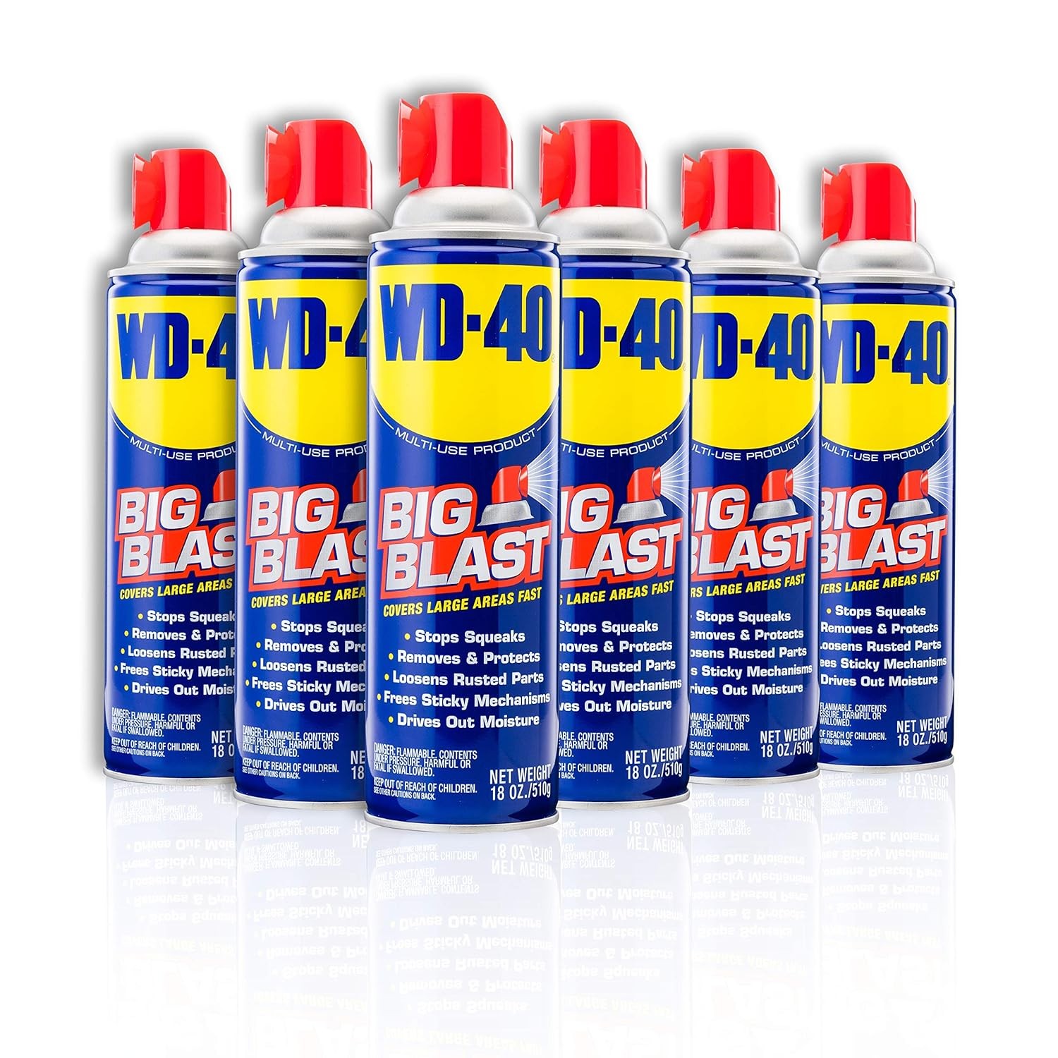 WD-40 Original Formula, Multi-Use Product with Big-Blast Spray, 18 OZ...