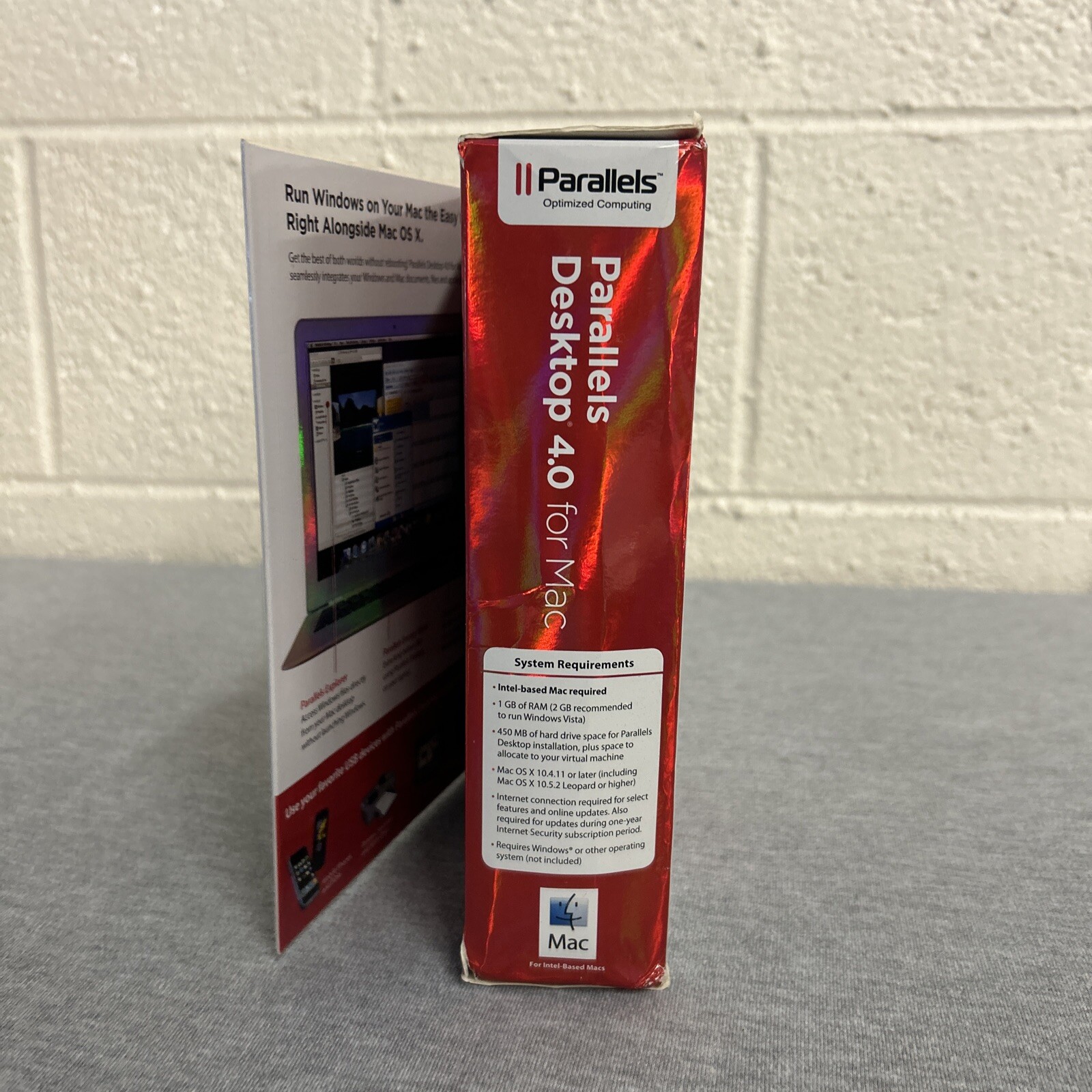 Parallel Desktop 4.0 for Mac OS X 10.4.11 or Later (Sealed)