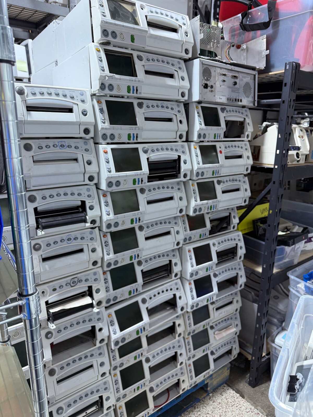 GE Corometrics 259 Fetal Monitors (Lot of 36) for Parts