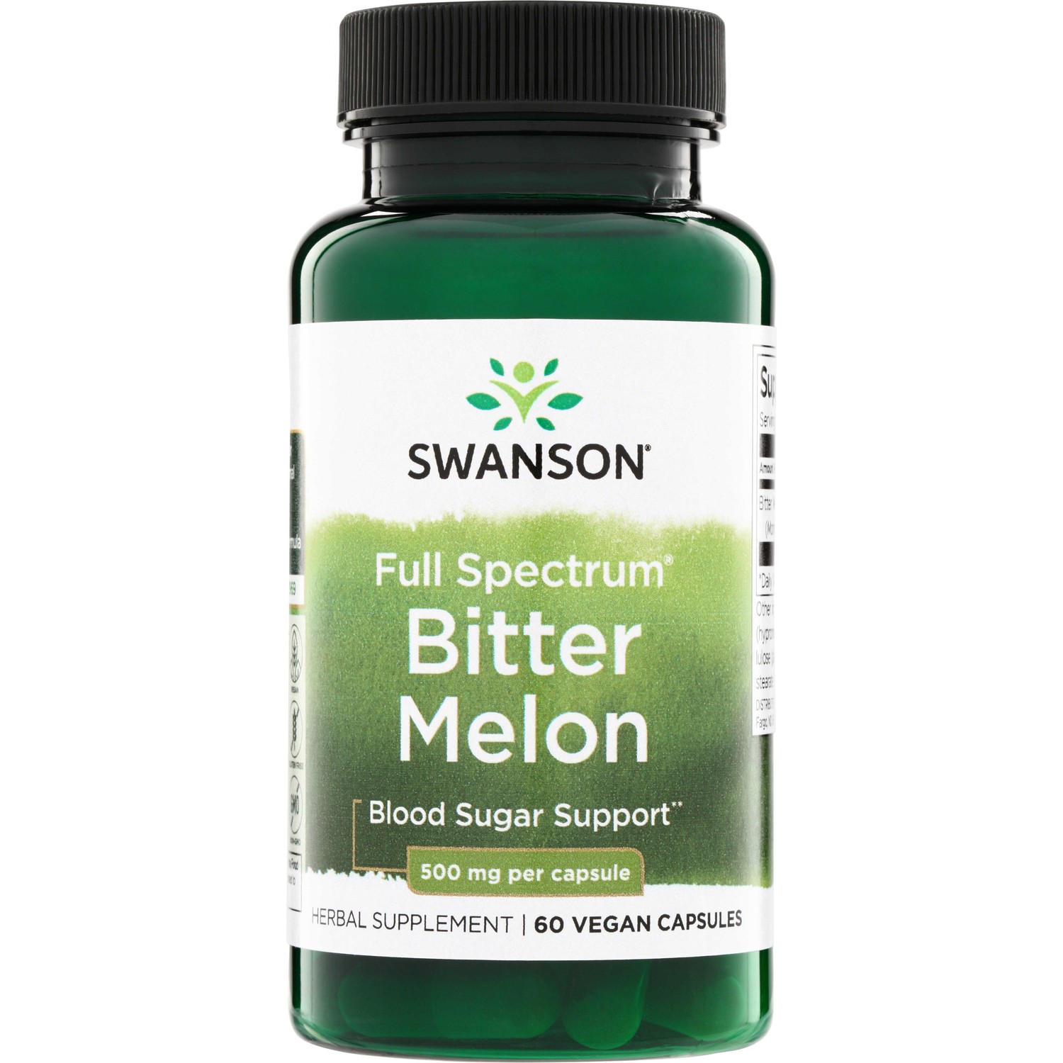 Swanson Herbal Supplements Full Spectrum Bitter Melon 500 mg Capsule 60ct