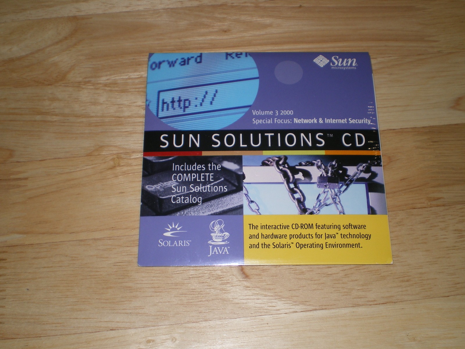 SUN SOLUTIONS CD Vol. 3 2000 Special Focus: Network & Internet Security Unopened
