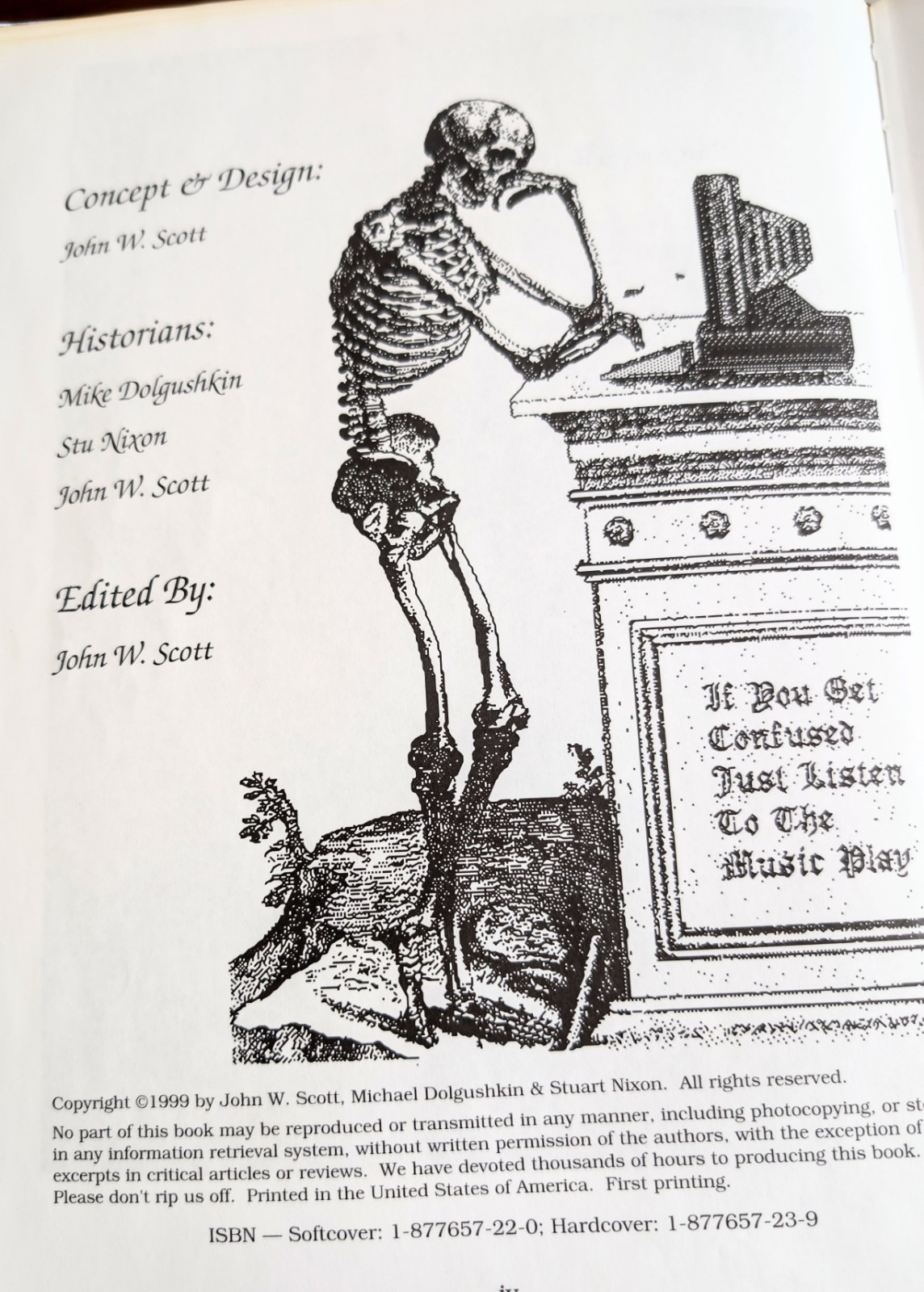 Deadbase XI First Printing