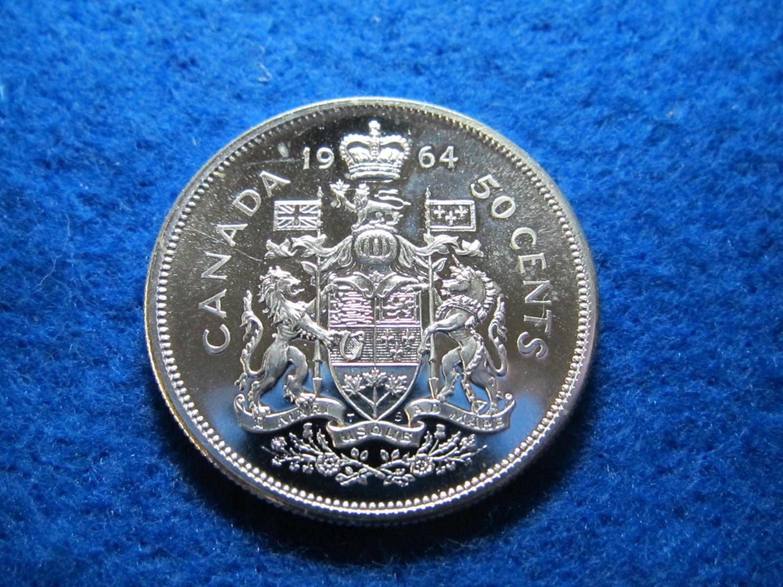 1964 Canada Silver Cameo Proof Fifty Cents