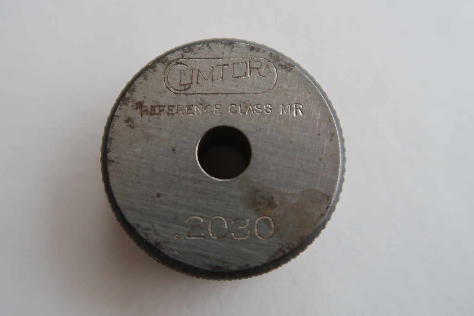 Comtor .2030 Diameter Master Smooth Plain Bore Ring Gauge