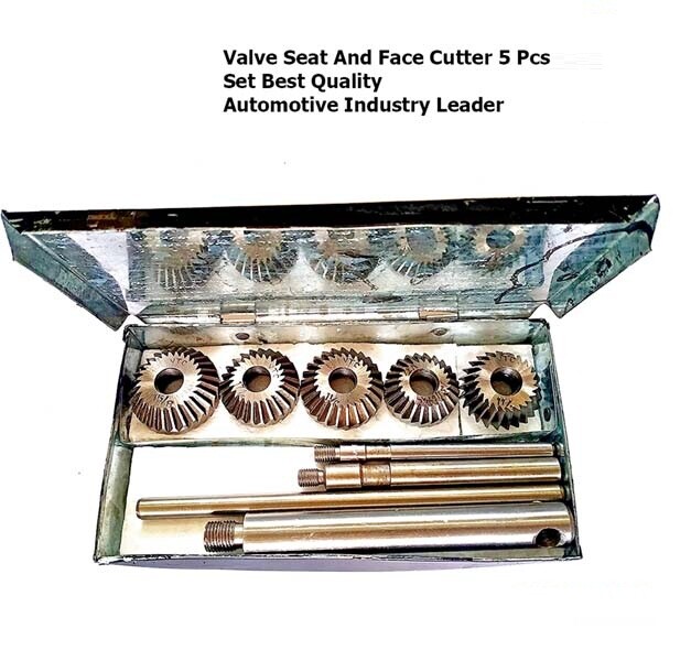 Valve Seat Cutter Set 5 Cutter Carbon Steel Set For Vintage Cars And BIKES